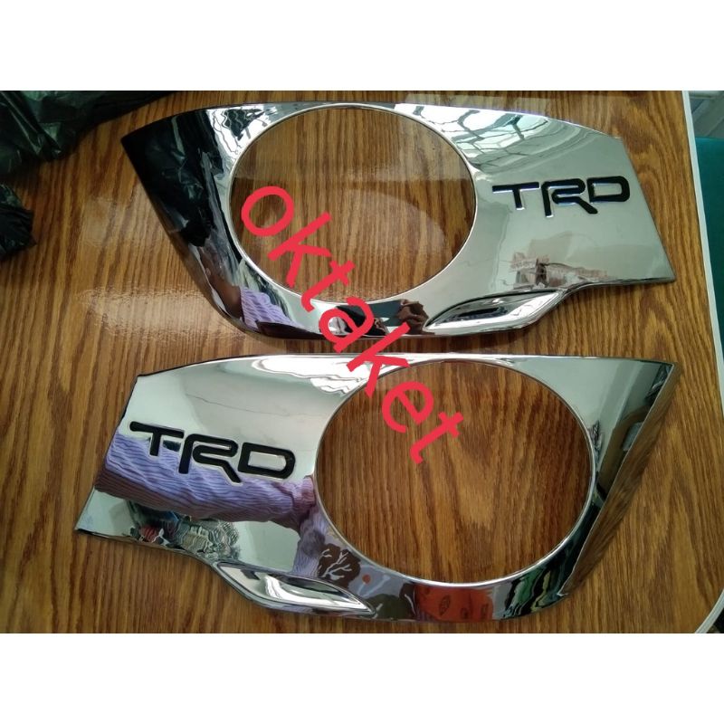 cover foglamp grand fortuner 2012-2015 TRD chrome