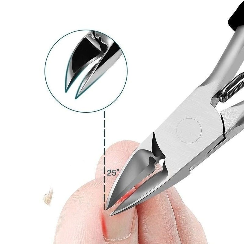 SET GUNTING KUKU 4 IN 1 NAIL CLIPPER MANICURE CANTENGAN JEMPOL KAKI HITAM