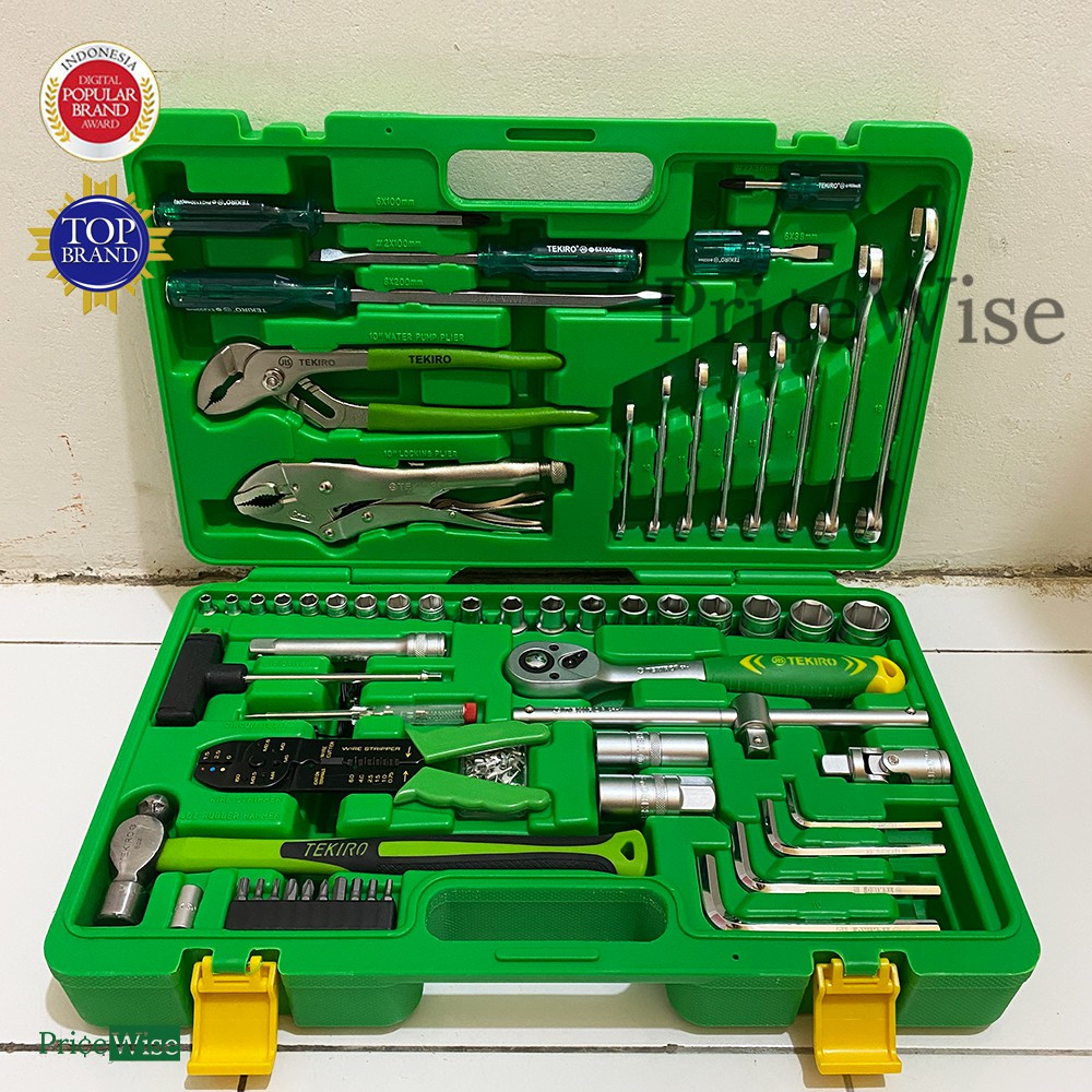 Mechanic Tools 100 Pcs Tekiro Box Plastik Mekanik Tools 100pcs Box Pvc