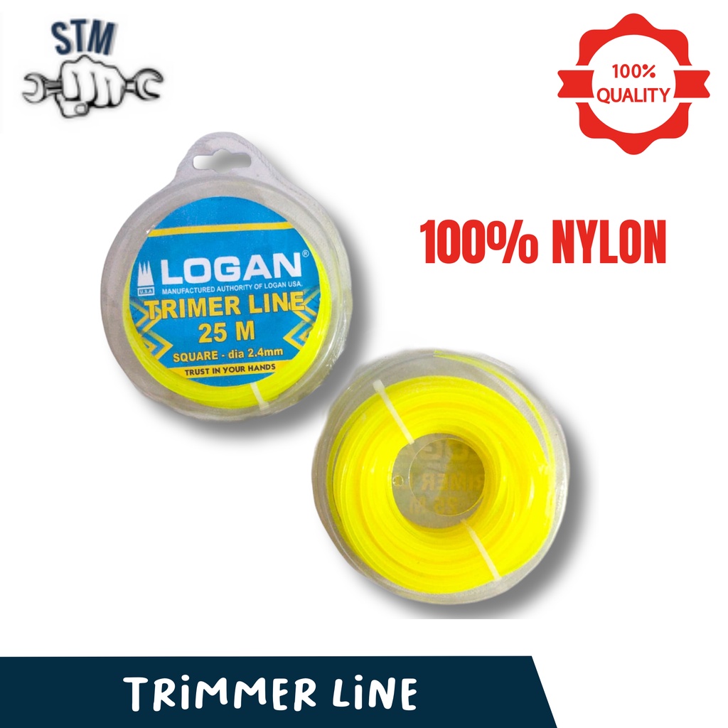 TRIMMER LINE LOGAN / SENAR PEMOTONG RUMPUT NYLON