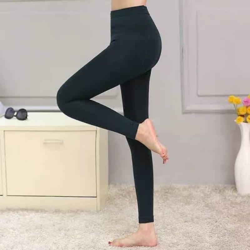 Legging Panjang Wanita Spandex Premium Ukuran Std &amp; Jumbo