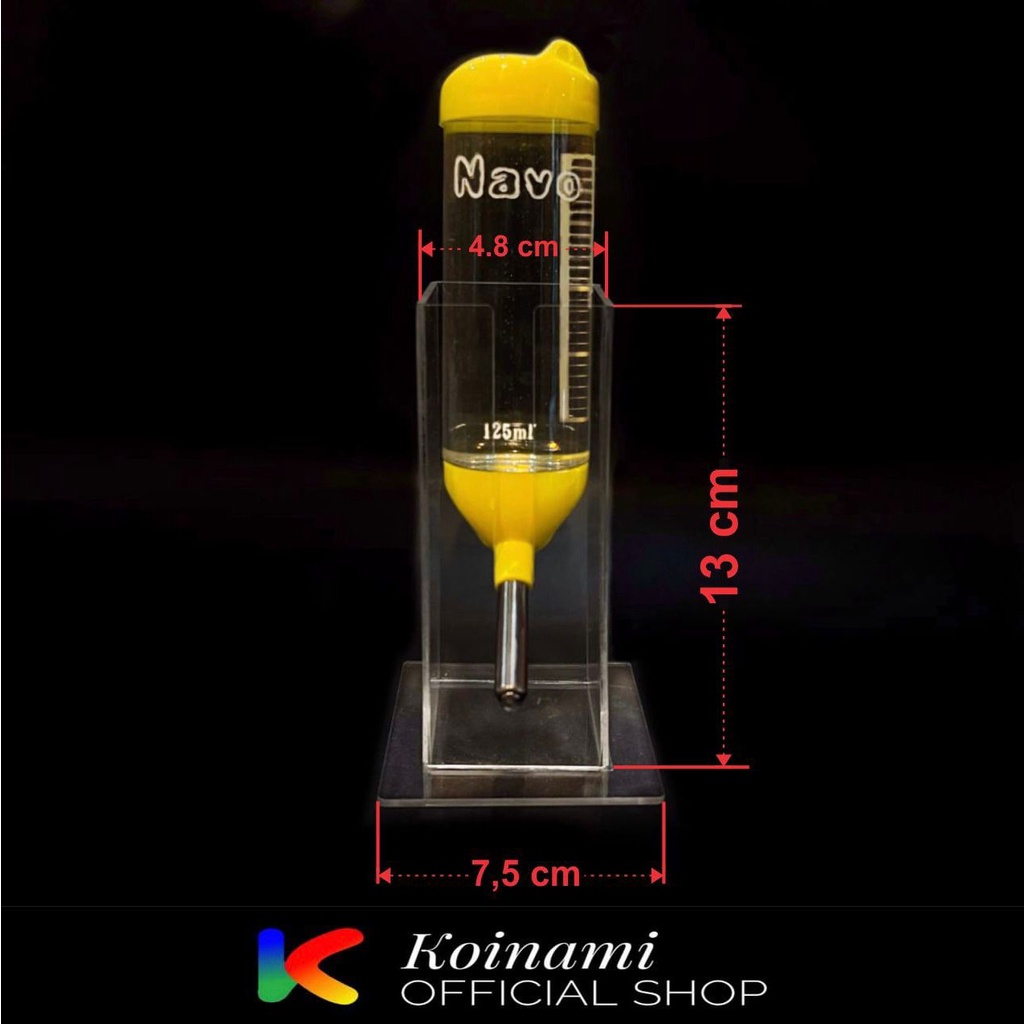 Standing Botol Hamster Akrilik - Tatakan Botol Minum Hamster - Hamster Enrichment - Aksesoris Hamster - Mainan Hamster - Snack Hamster