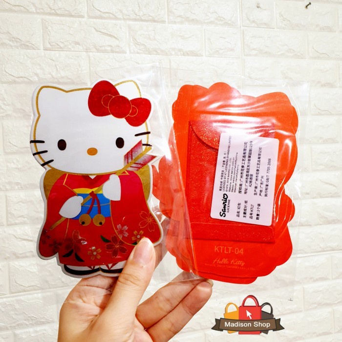 Angpao Hello Kitty Hologram Angpau Imlek Kado Ultah Anak Amplop Gift Harga Grosir Termurah