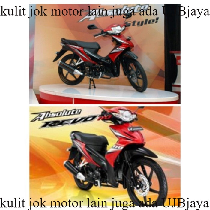 Sarung Jok Motor Revo Absolute Original / BAHAN ORI Kulit Jok Motor Revo Absolute S35