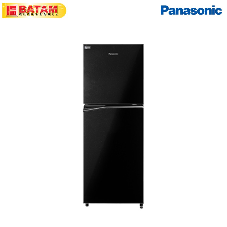 Panasonic Kulkas 2 Pintu 196 Liter NR-BB201Q-PK (Hitam)