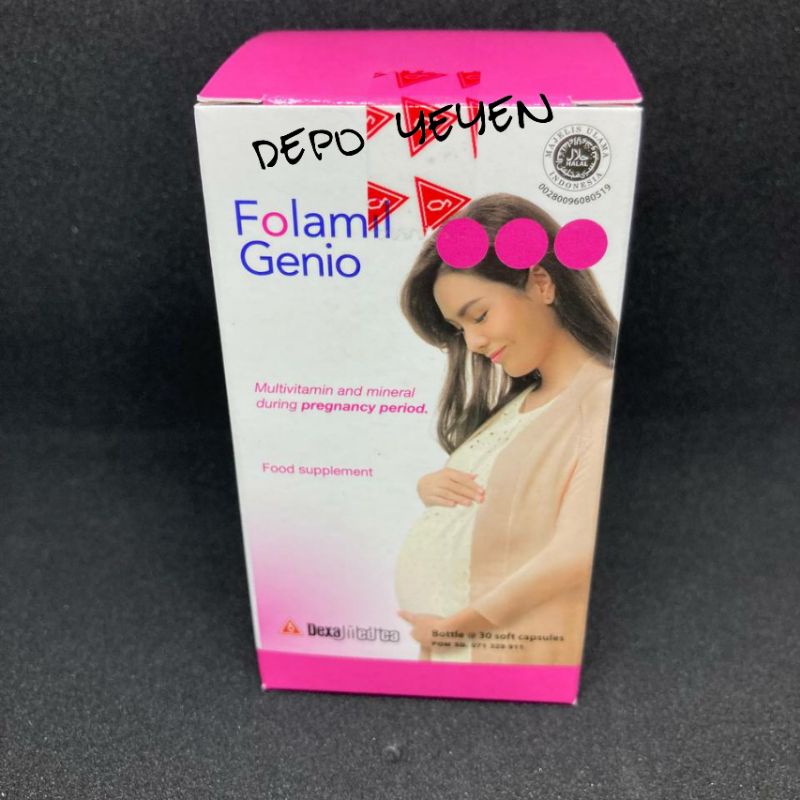 Jual FOLAMIL GENIO Multivitamin untuk mencukupi kebutuhan asupan Ibu