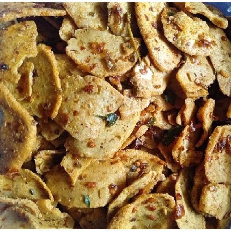 

Basreng Baso Goreng Daun Jeruk Pedas Renyah 1kg/ 1000gr