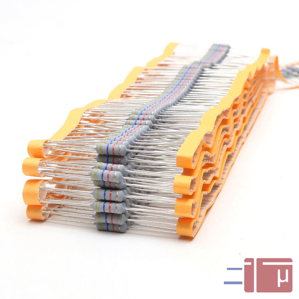 x10 Resistor 47K 1W Metal Oxide 5% Taiwan Kaki Tembaga