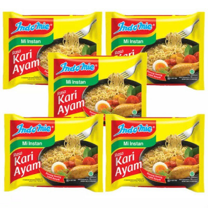 

Indomie kari ayam 5pcs