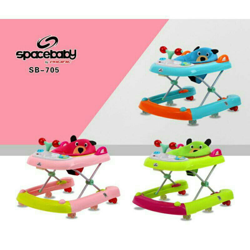 Space baby Push Walker 2in1 - SB 705 / 707 /709 Original