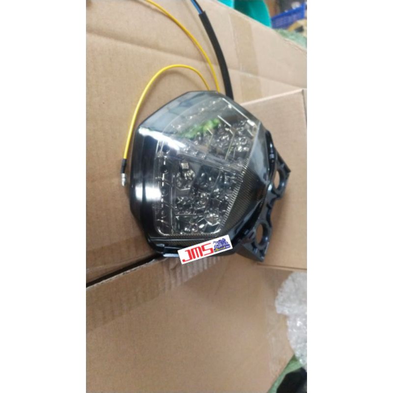 lampu stop led kawasaki ninja 250 karbu dan kawasaki ninja rr new plus sen pnp