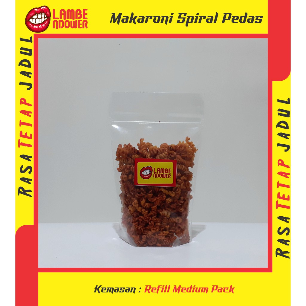 

Makaroni Spiral Pedas Kemasan Medium 200 Gram