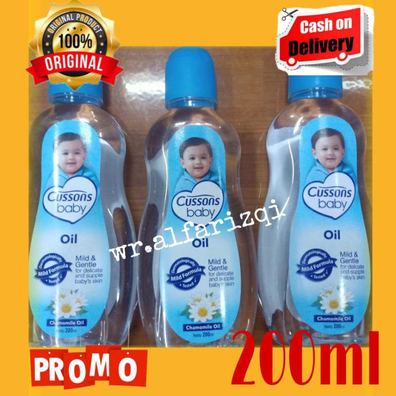 BABY OIL / CUSSONS Baby Oil 200ml / Cussons Original