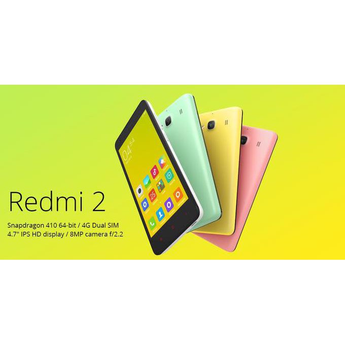 CUCI GUDANG Xiaomi Redmi 2 4G LTE Ram 1GB/8GB . Warna Gray