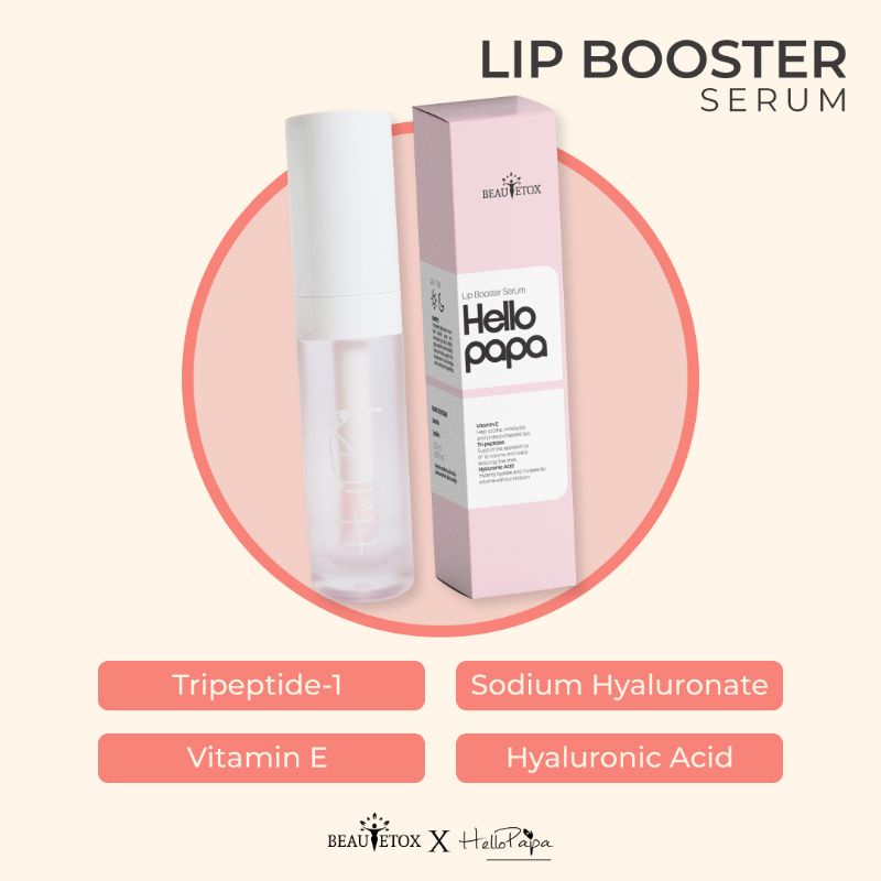 Noera Vita Lip Serum / Hello papa lip booster serum/ serum bibir / pelembab bibir / vitamin bibir