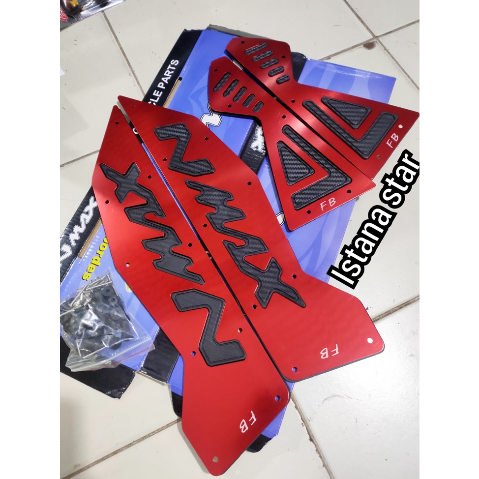 Jual Bordesh Nmax Lama Karpet Pijakan Kaki Nmax Plat Bordes Nmax Old Nmax Lama Merah