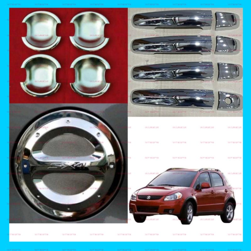 Paket Outer Handle Tank Cover Suzuki SX4 Chrome