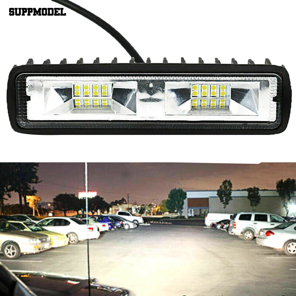 Supm 48W Car Off-Road SUV Truck Work Light Bar Bulb Spot Beam LED Driving Fog Lamp