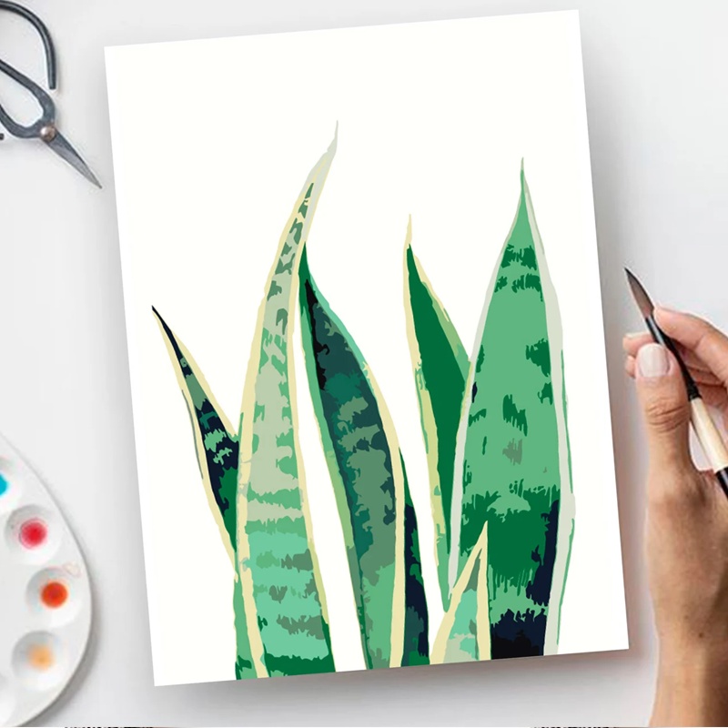 

Paint By Number Size A4 Leaf Series - 4 By Artmused