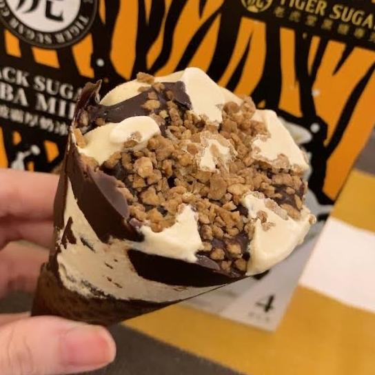 

[New] Tiger Sugar Cone Boba Ice Cream Import