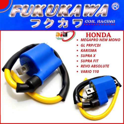 Coil Racing Pengapian Fukukawa Mio Jupiter Vixion Satria fu  Supra JAPAN OEM SPECIFICATION