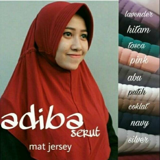 Khimar serut adiba