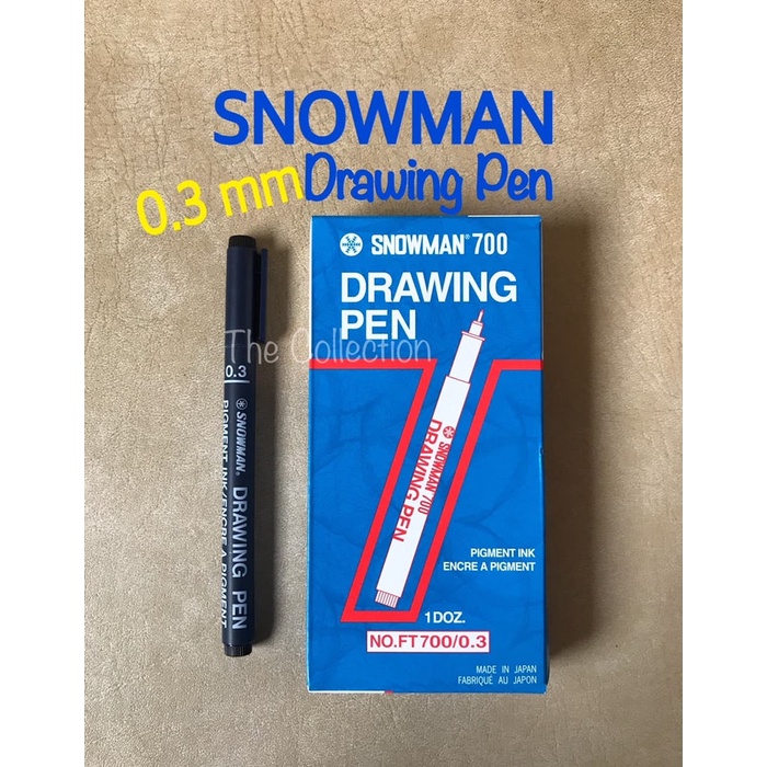 

Pendrawing- Atk0576Sm 0.3 Drawing Pen Snowman Spidol 0,3 Marker Draw Ft700 Pigment -Drawing-Pen.