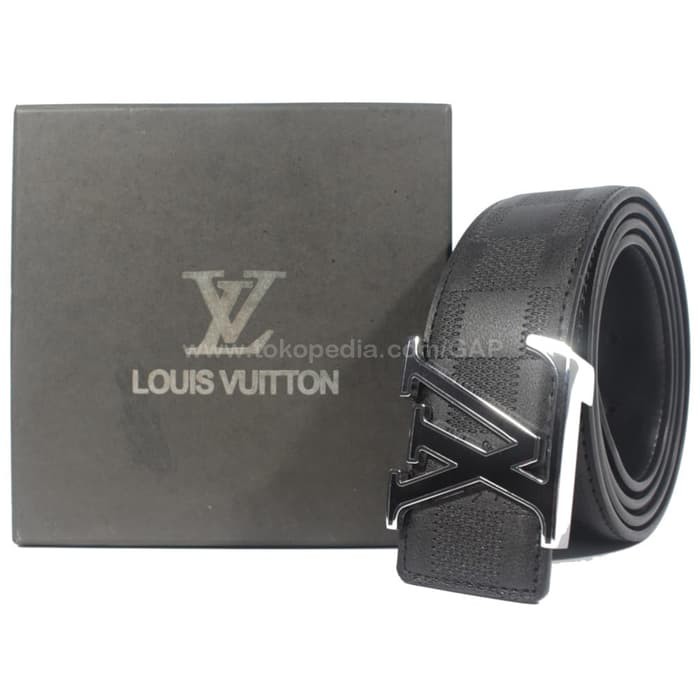 COXce GESPER IKAT PINGGANG PRIA IMPORT | LOUIS VUITTON LV13 SILVER BLACK