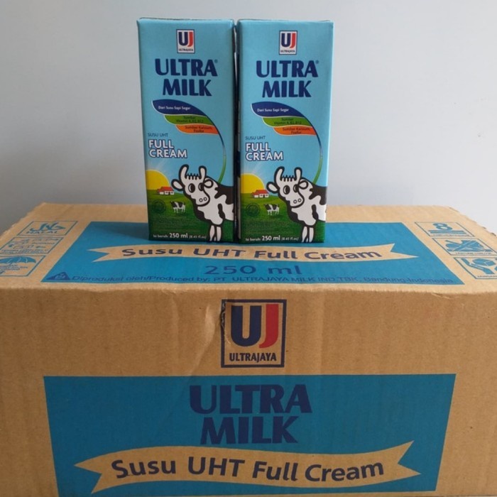 

Susu UHT Ultra 250 ml full cream Plain