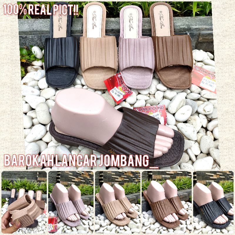 SANDAL SLOP KARET WANITA NEW ERA LB 10044 100% ORIGINAL BY NEW ERA!!!