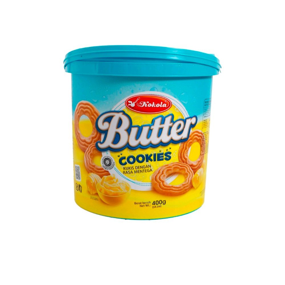 Jual KOKOLA BUTTER COOKIES CAN 400GR Indonesia