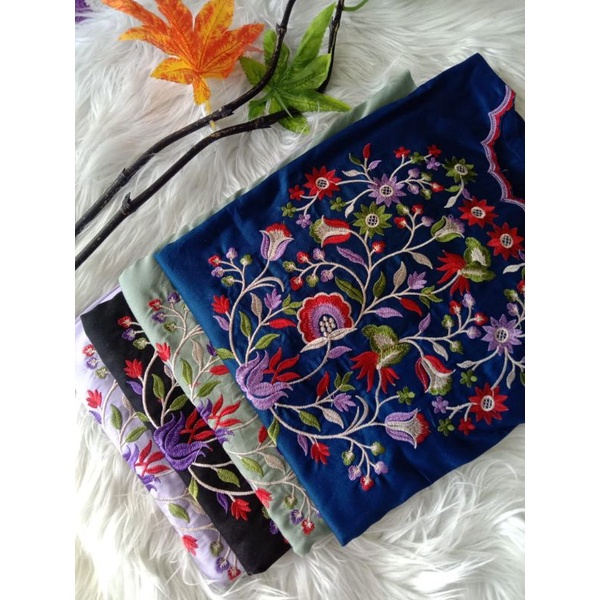 DASTER BORDIR WARNA TASIKMALAYA | DASTER RAYON TWILL VIRAL