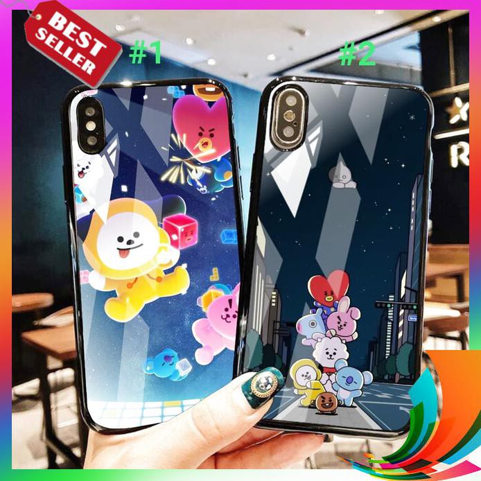 【TERBARU】 Premium Case Hp Glass Bts Vivo Y91 / Y93 / Y95