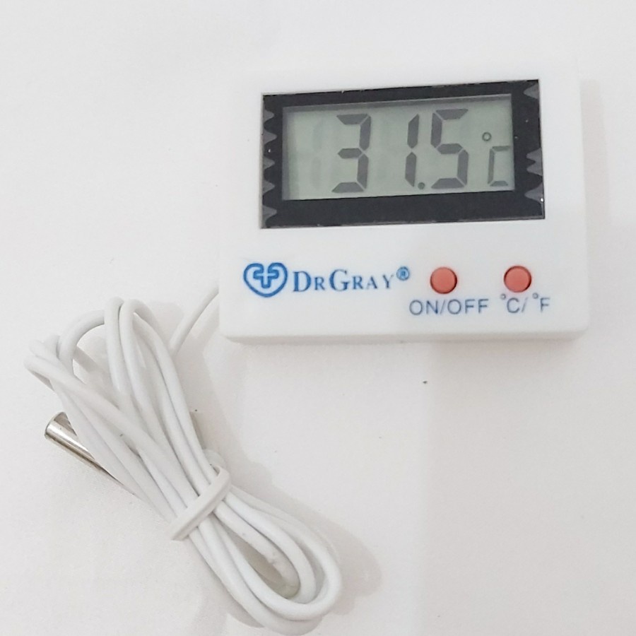 Termometer Digital Aquarium / Rumah kaca Digital Dr.Gray / Kulkas HT5