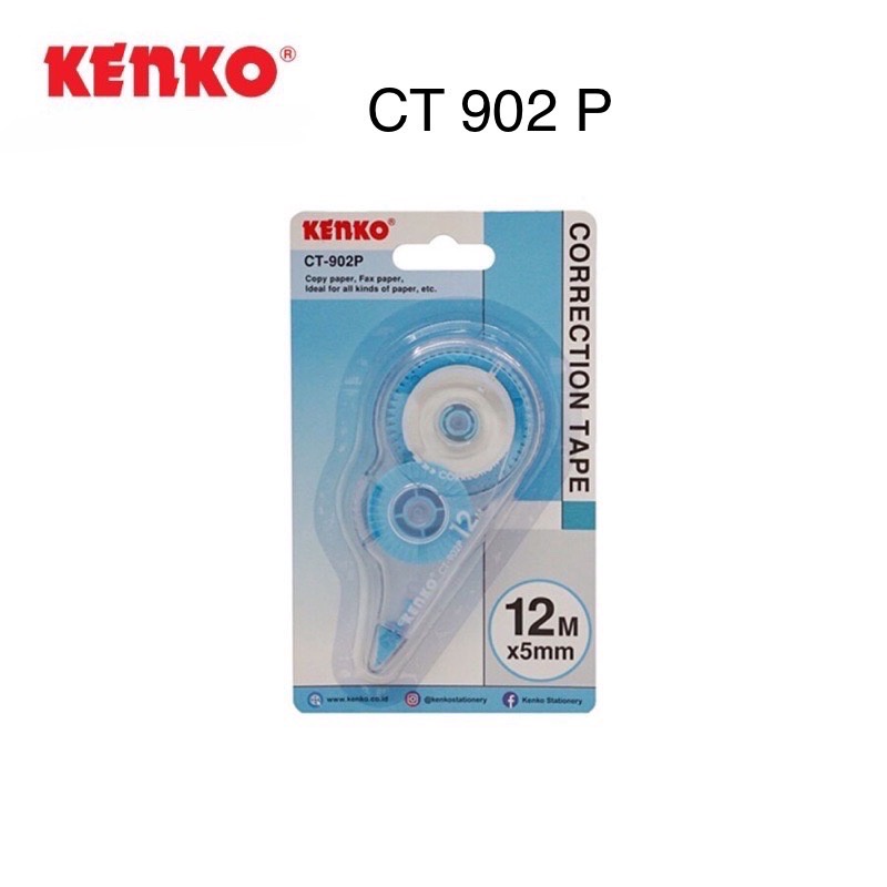 Kenko Tip Ex Correction Tape/Pita Koreksi CT 902 &amp; 902 P