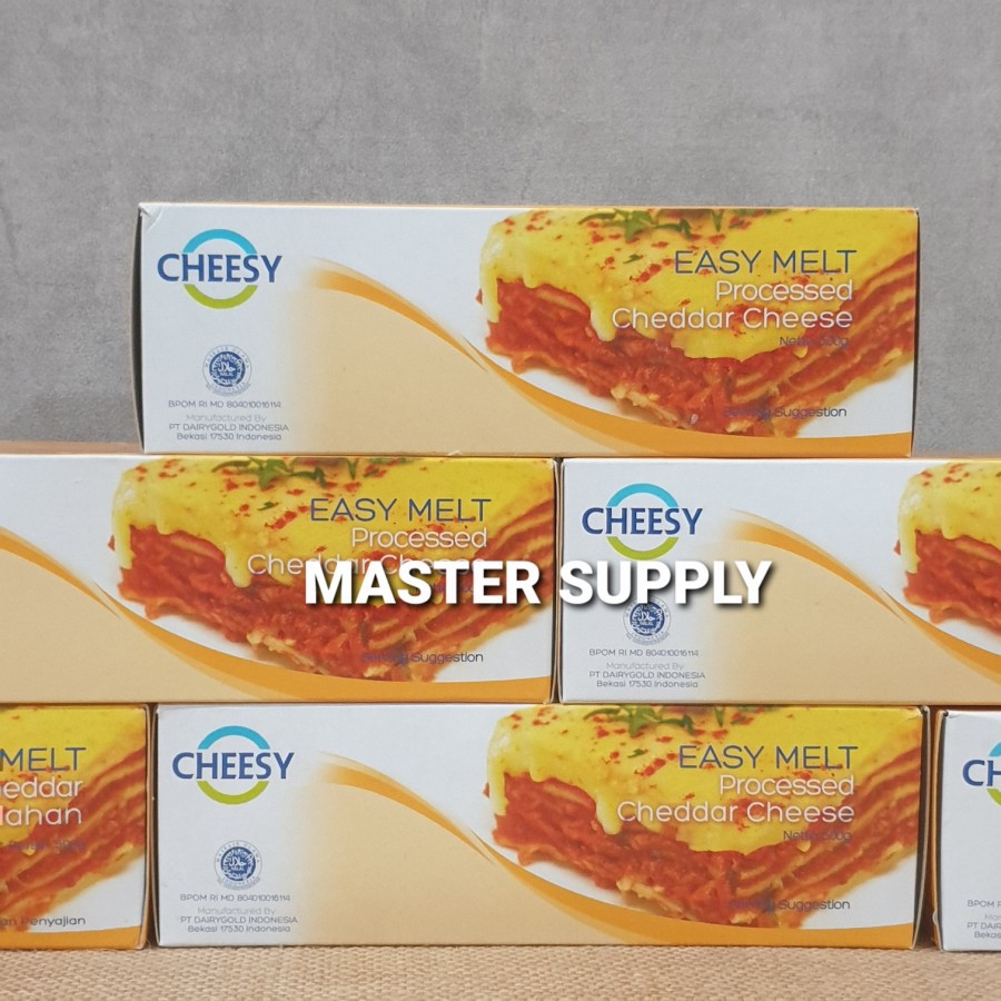 

CHEESY EASY MELT CHEDDAR 500 GR / KEJU LELEH CHEDDAR BEST SELLER