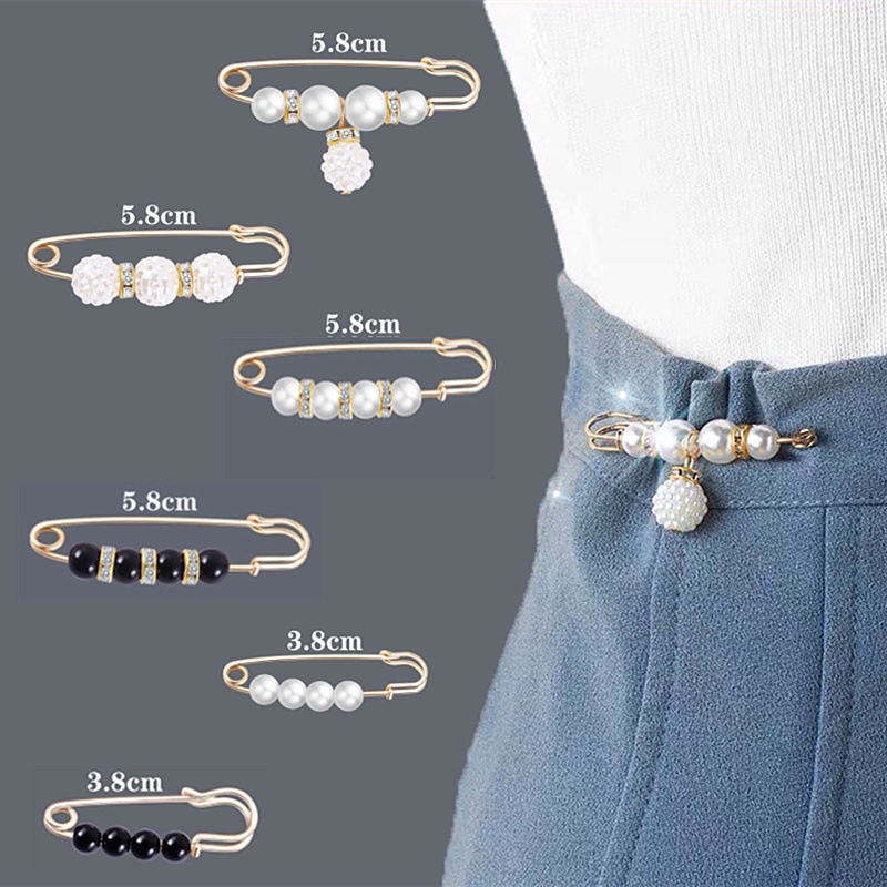 Sweet Fashion Temperament Pearl Brooch Pin Ins Trendy Simple Accessories