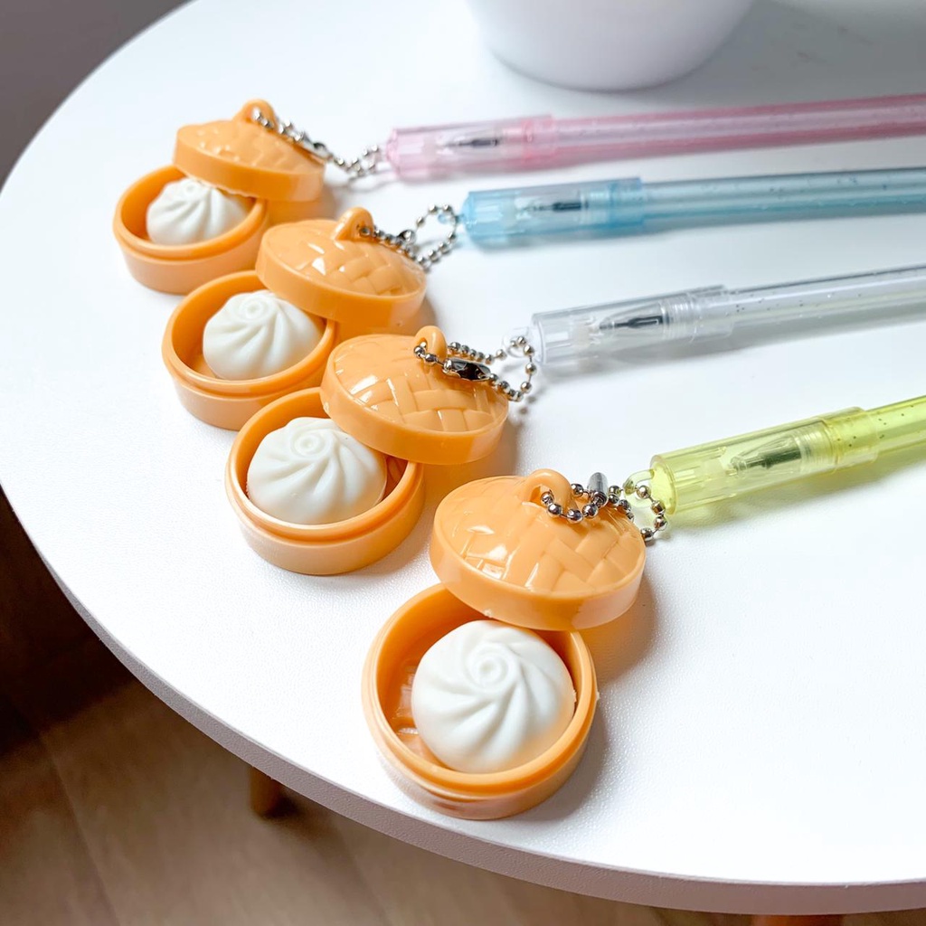 

PEN DIMSUM BAKPAU PULPEN GEL MOTIF DIMSUM LUCU UNIK MURAH