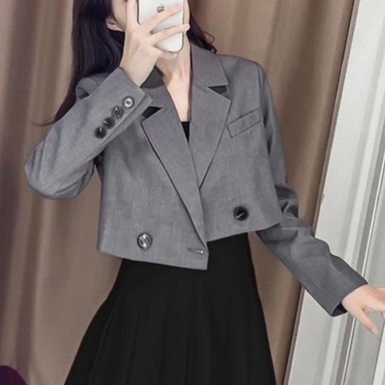 [HANANEL] BLAZER WANITA - BLAZER WANITA KOREA - BLAZER CROP - BLAZER KOREA - BLAZER KEKINIAN