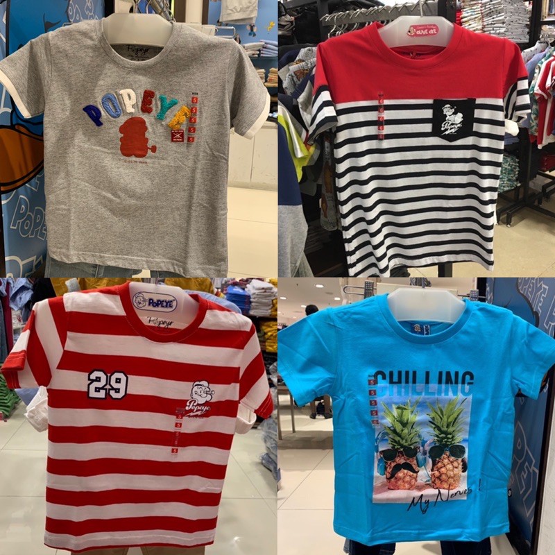 Baju kaos anak laki-laki popeye