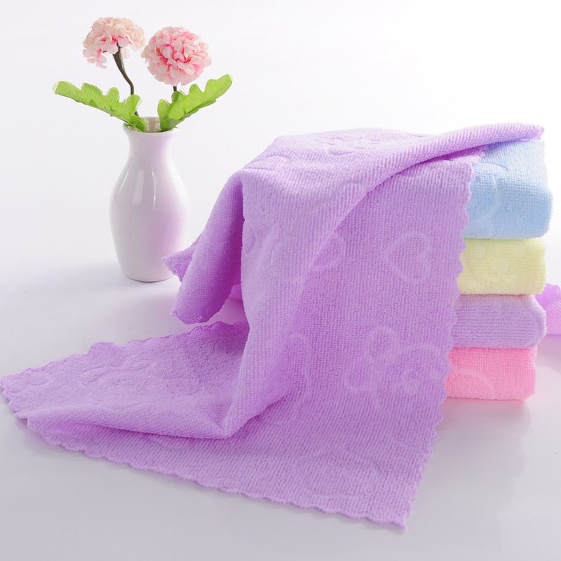 [10PCS] Kain lap microfiber lap dapur kaca mobil perabot serbaguna 30x30cm