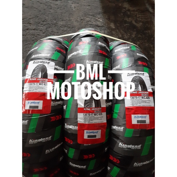 Ban Motor Kingland Tubeless 130/70-17 Jaguar Free Pentil Ban Luar Motor Ring 17 Tubeless