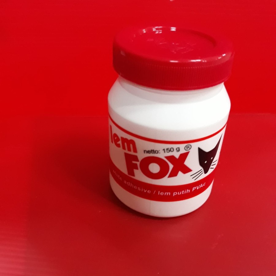 lem Fox lem putih PVAc white adhesive 150 gr