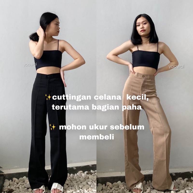 [LAST STOCK] Giselle Flare Pants / Celana Cutbray Wanita