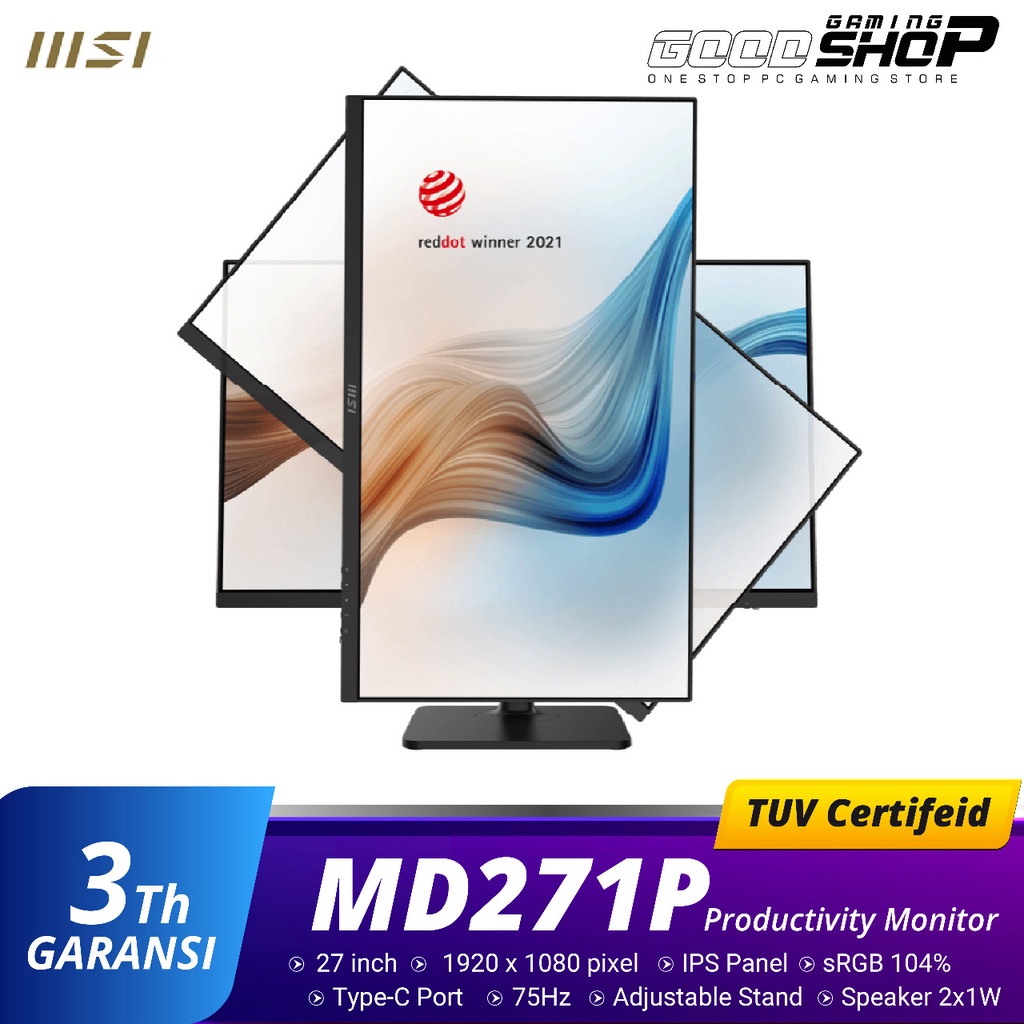 Monitor MSI Modern MD271P 27&quot; - Gaming monitor