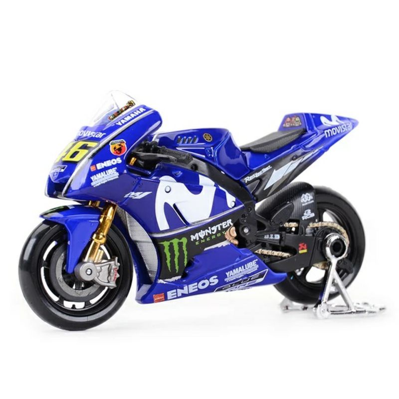 Miniatur Diecast Motogp Rossi Yamaha Motor Gp skala 1:18 Harga Murah