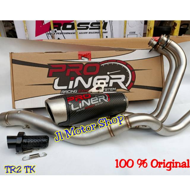 Knalpot Proliner Pro Liner TR2 TR-2 YAMAHA R25 - R 25 - R-25 - YZF-R25 Short ORIGINAL Free DB Killer