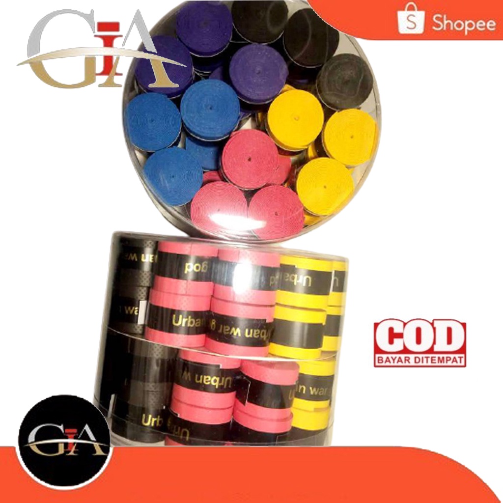 GIA PANCING 60 PCS / 1 TOPLES GRIP KARET JORAN PANCING / GRIP JORAN / GRIP BADMINTON