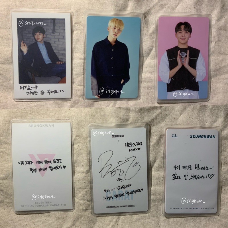 [PC SVT] CARAT GEN SEUNGKWAN | 1st 2nd 4th