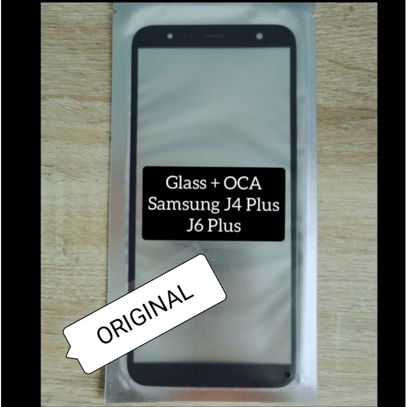 ORIGINAL KACA DEPAN LCD PLUS LEM OCA SAMSUNG J4+ / J6+ / J410 J610 | LAYAR KACA DEPAN LCD TOUCHSCREE